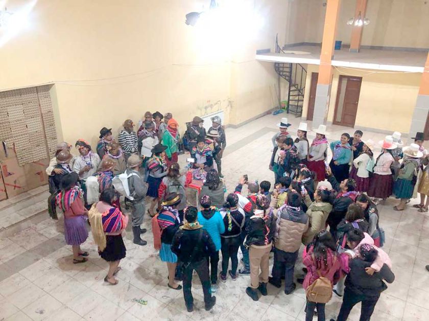 Recreación mostró socuros socavones de la mina durante el Carnaval Minero