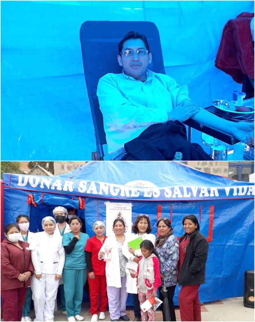 Realizan una campaña para captar donantes de sangre