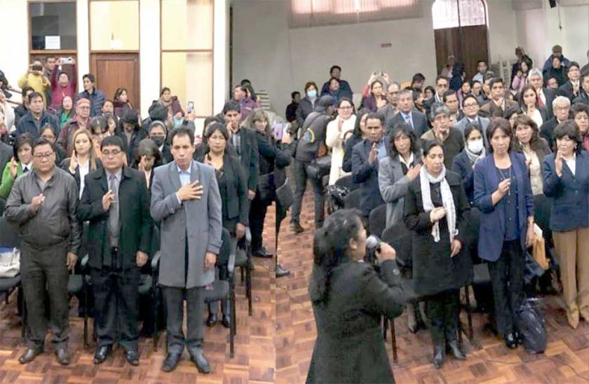 Designan y posesionan a directores de escuelas