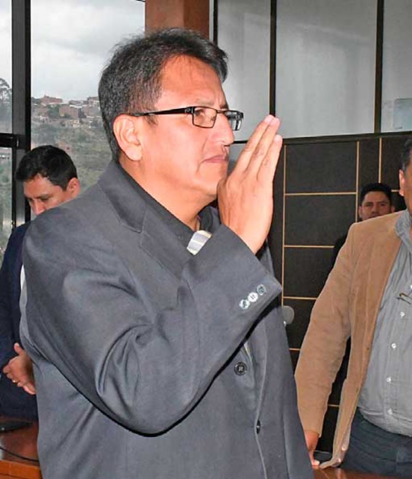 Vocal Hugo Michel preside  el TDJ de Chuquisaca