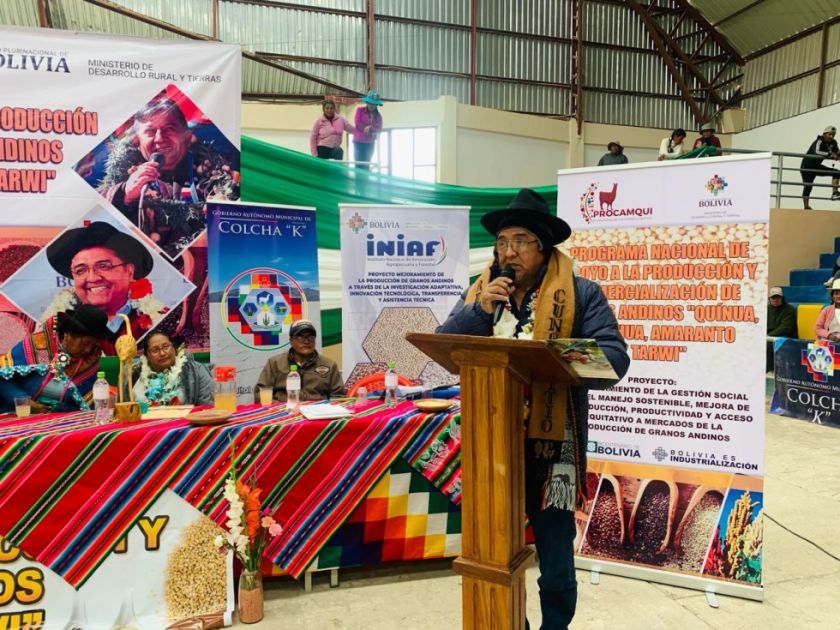 Gobierno anuncia que se destina Bs 34,3 millones para fortalecer producción de quinua en Potosí