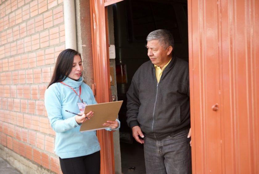 Bolivia cuenta con más de 600.000 voluntarios a menos de dos meses del Censo 