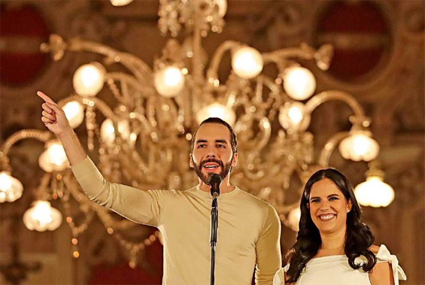 Bukele se autoproclama ganador con 85% de apoyo