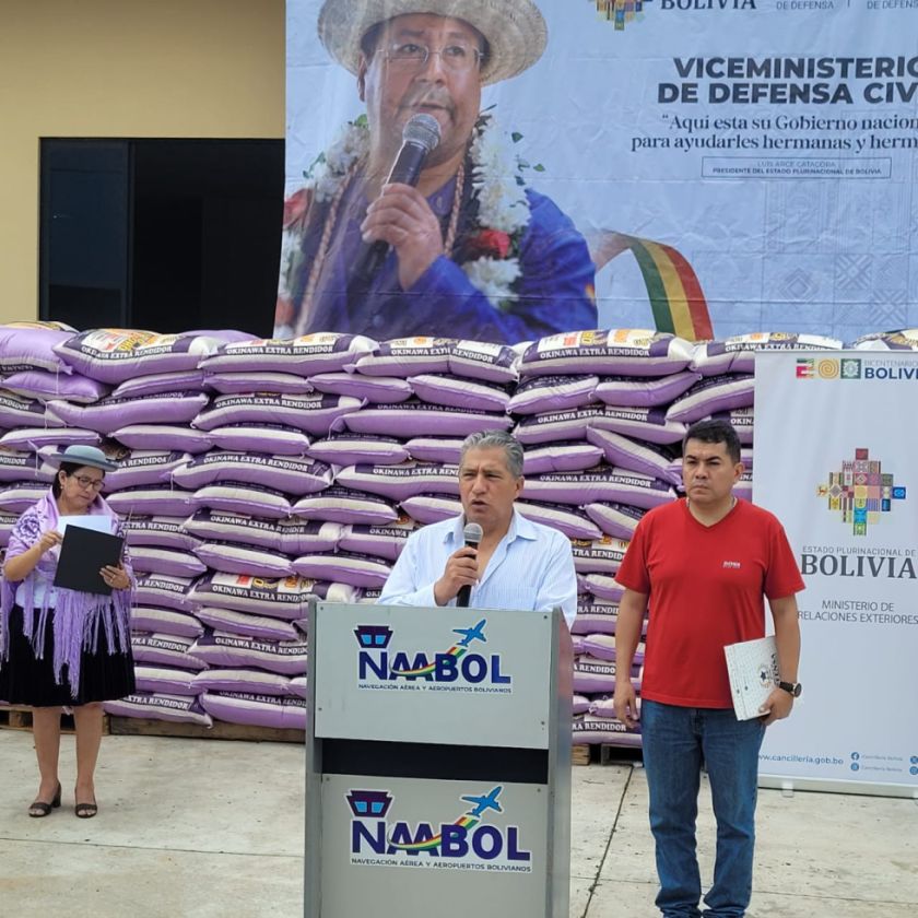 Bolivia enviará 70 toneladas de ayuda humanitaria a Chile para damnificados por incendios 