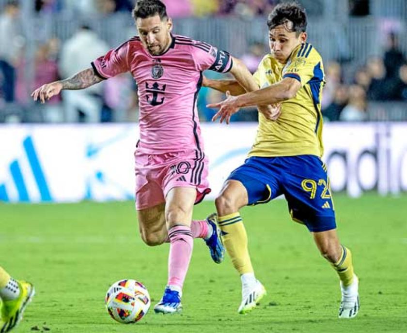 Messi y el Inter celebran en el  inicio de la MLS