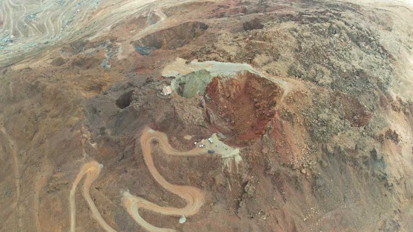 Concejala reporta sobre nuevos hundimientos en el Cerro Rico de Potosí