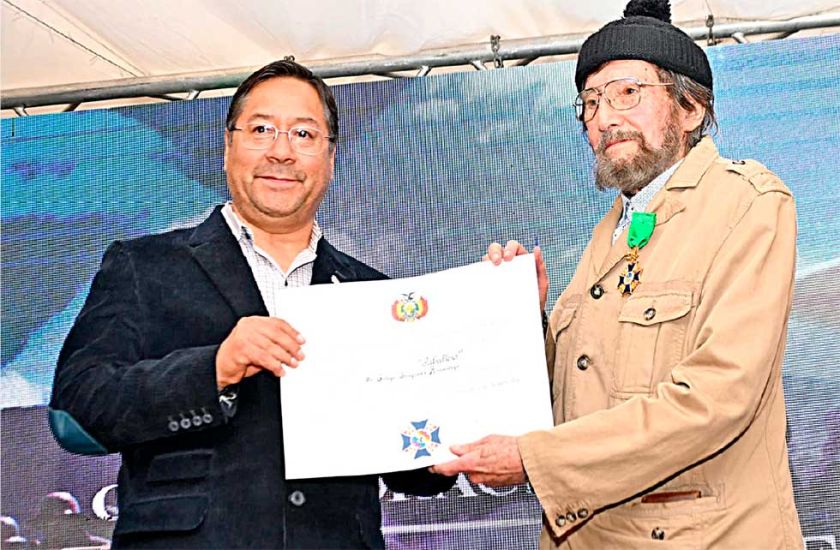 Jorge Sanjinés: “Me siento muy honrado”