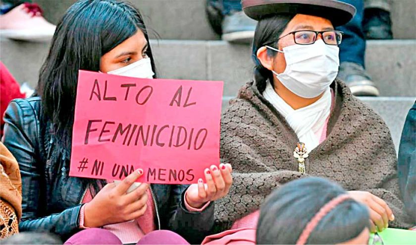 Bolivia registra 12 feminicidios, cinco menos que en 2023
