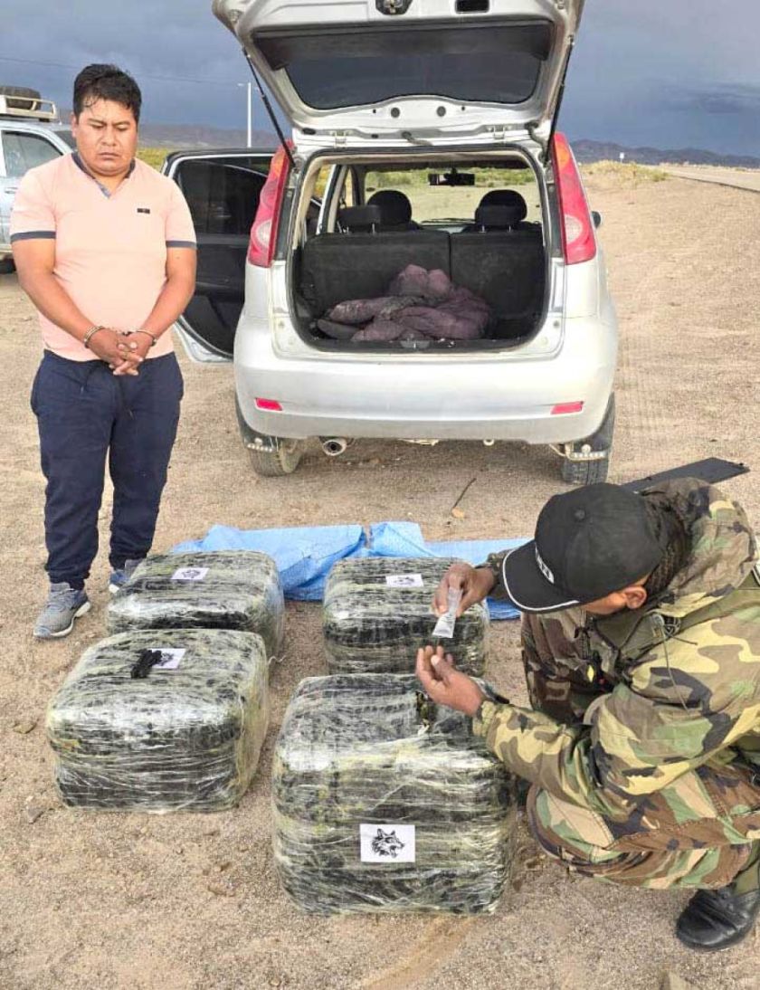 La Felcn incauta más de 53 kilos de droga en operativo