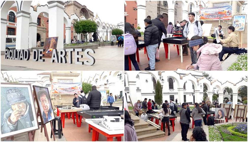 Facultad de Artes se abre con prácticas directas al público