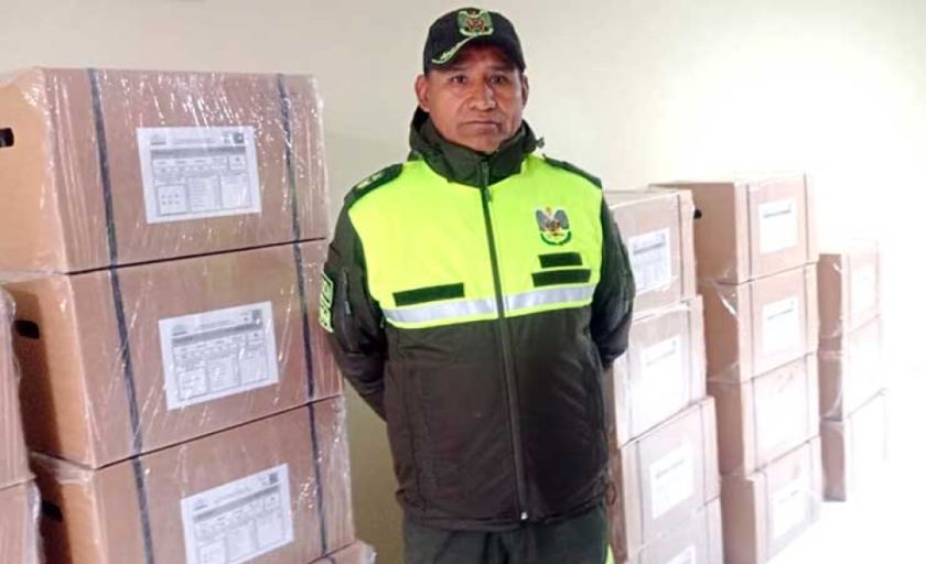 INE consolidó la entrega de 6.730 cajas censales