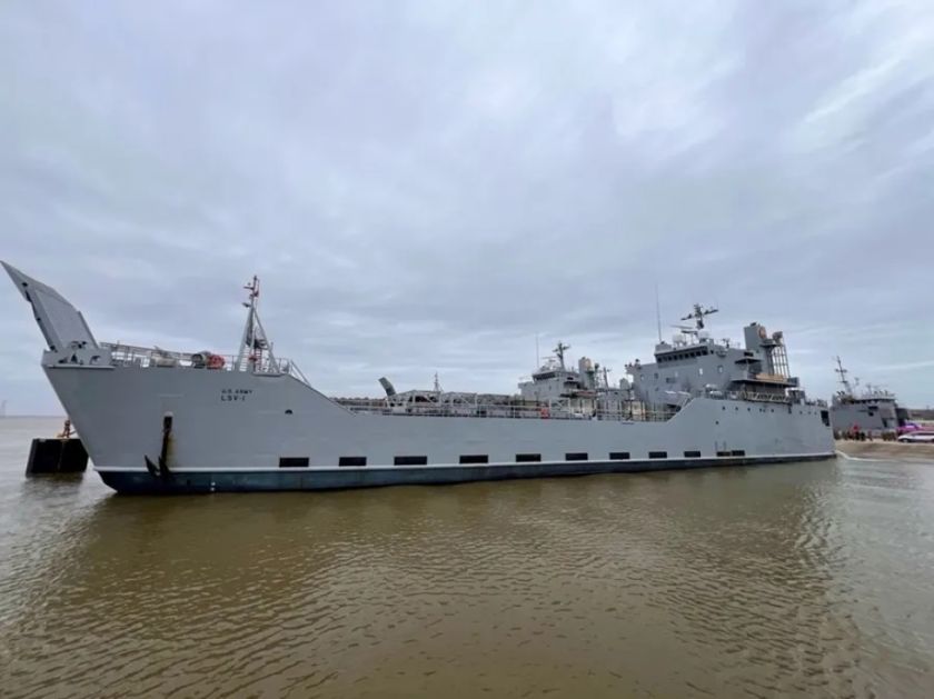 EEUU envía un barco a Gaza para construir un puerto de descarga de ayuda humanitaria 