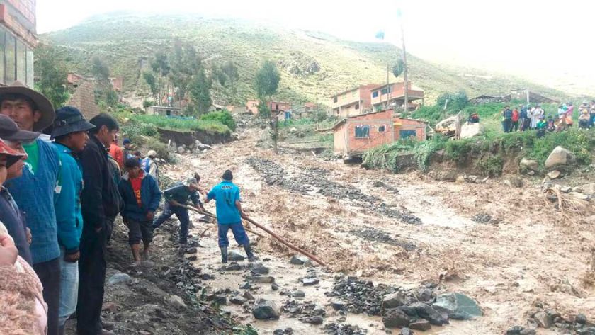 Uyuni se encuentra entre las regiones que tuvieron más lluvia en esta gestión