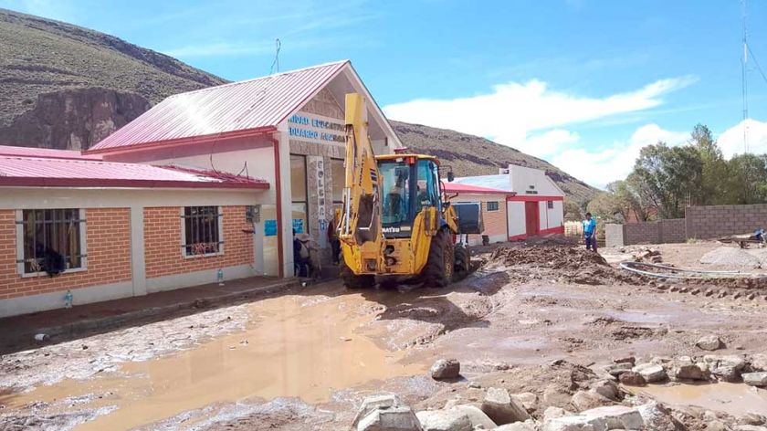 Pese a las lluvias, las clases son normales en el Departamento de Potosí