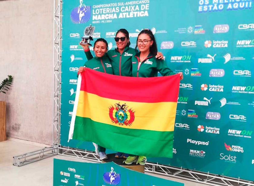Bolivia fue segundo en el Sudamericano