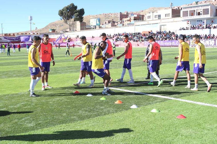 Real Potosí empieza su trabajo de pretemporada con prueba de jugadores