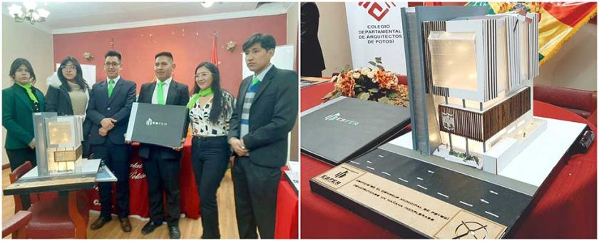 Equipo de la UATF ganó concurso para diseño del Concejo Municipal
