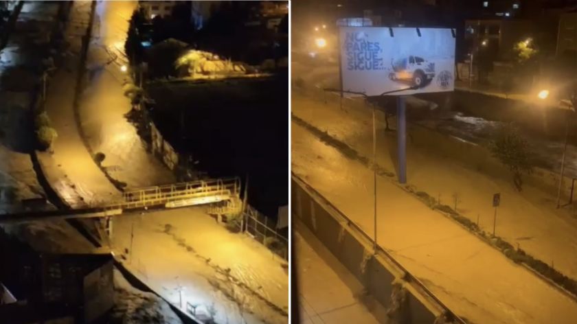 La Paz vuelve a vivir una noche de terror por la crecida de ríos