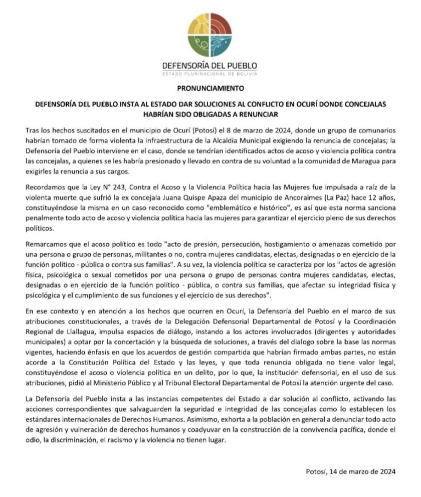 Reportan que concejales de Ocurí fueron llevados por la fuerza a Maragua para obligarles a renunciar 
