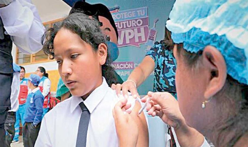 Perú amplía hasta 18 años vacunación contra el VPH
