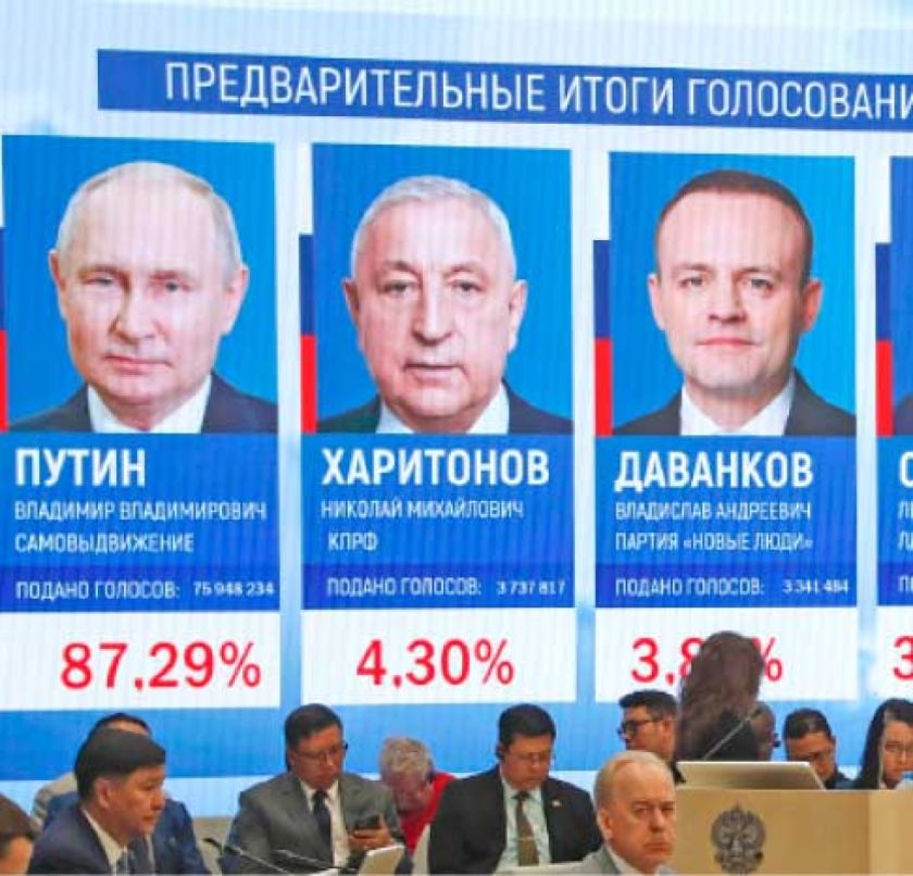 Exiliado denuncia una “falsificación masiva” para reelegir a Putin