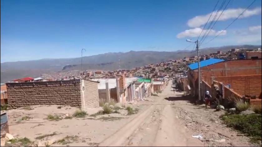 En la zona Hornitos algunos dejaron sus viviendas con candado