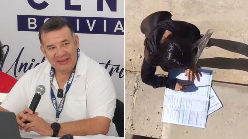 Debate y desinformación en redes: Los videos de censistas borrando y la explicación del INE