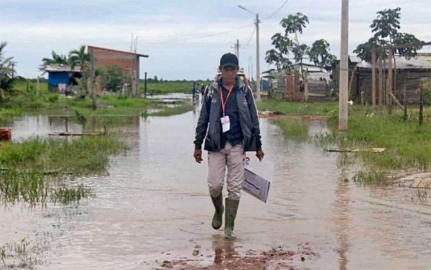 Las lluvias afectan a 247.834 familias y destruyen 1.495 viviendas