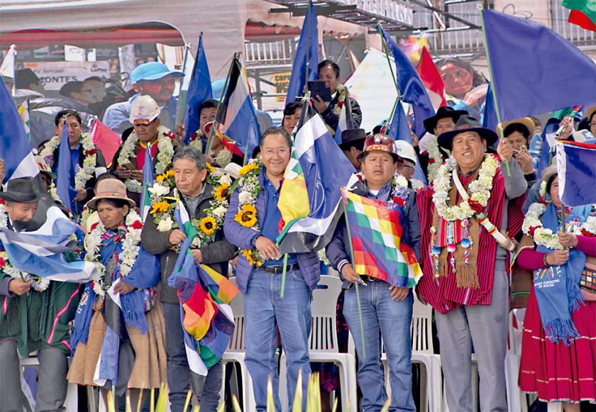 Luis Arce: Bolivia no tolerará  amenazas de nuevos golpistas