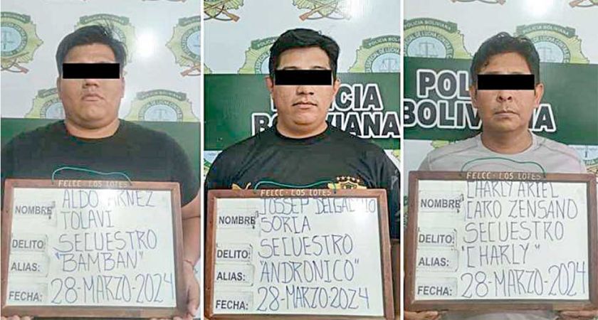 Tres policías secuestran a un hombre en Santa Cruz
