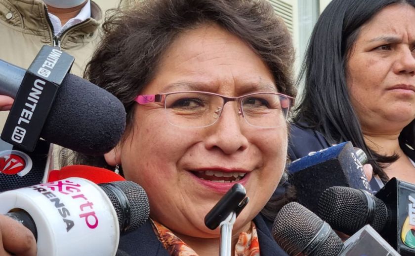 Chuquimia afirma que el ambiente en el TSE era complicado y hasta sufrió acoso político