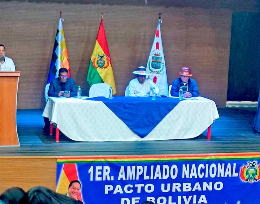 Sesión del Pacto Urbano se posterga en la capital