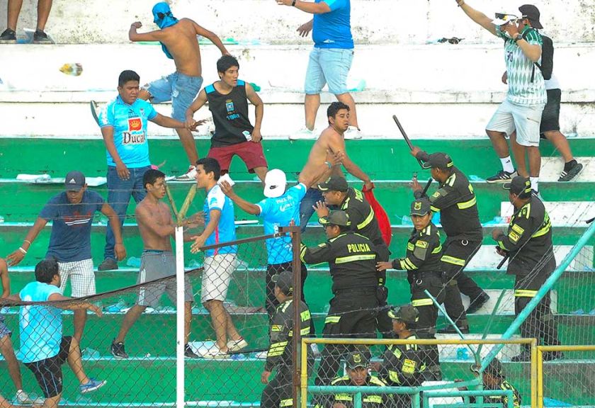 Biaggio fue agredido por dirigentes de Blooming