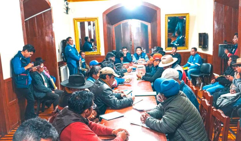 La Gobernación busca dar fin a la sequía tras ruptura de diálogo con Sijllahuiri