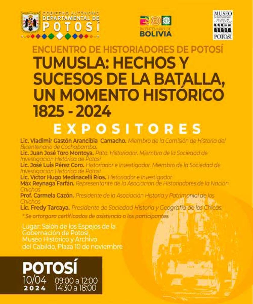 Historiadores hablan sobre la batalla de Tumusla