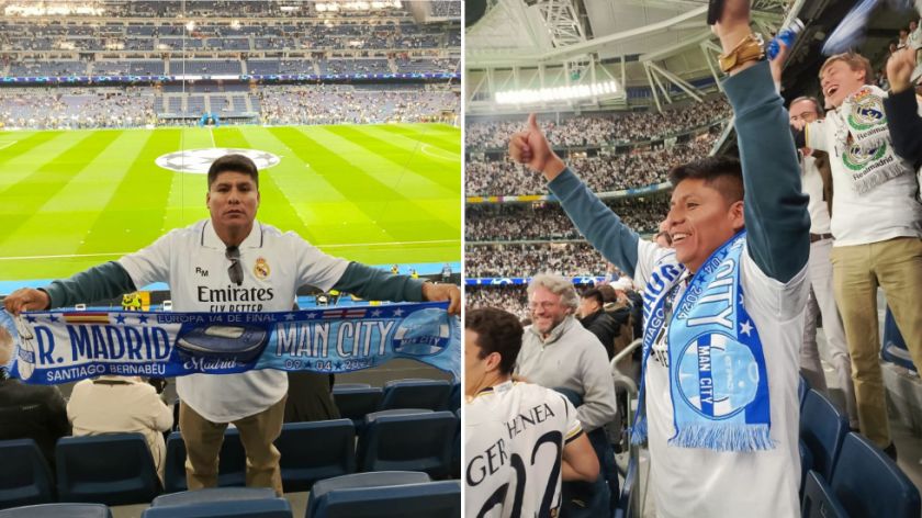 El senador ‘evista’ Leonardo Loza presume su presencia en la Champions League