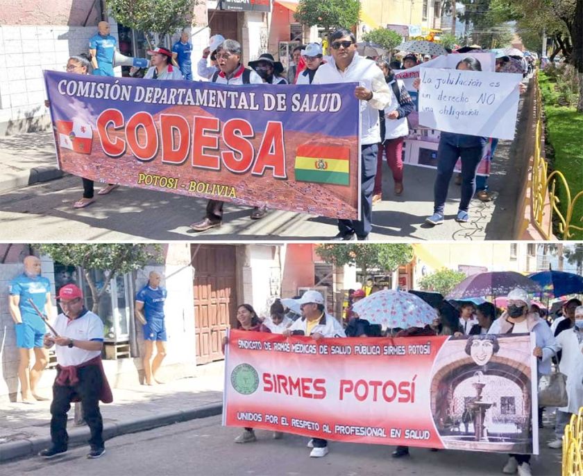 Paro en salud termina con marcha, no se descarta radicalizar protestas
