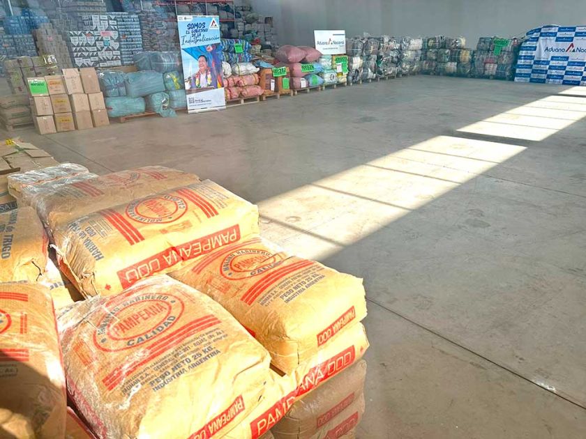 La Aduana incauta 514  toneladas de mercancía en tres meses de 2024