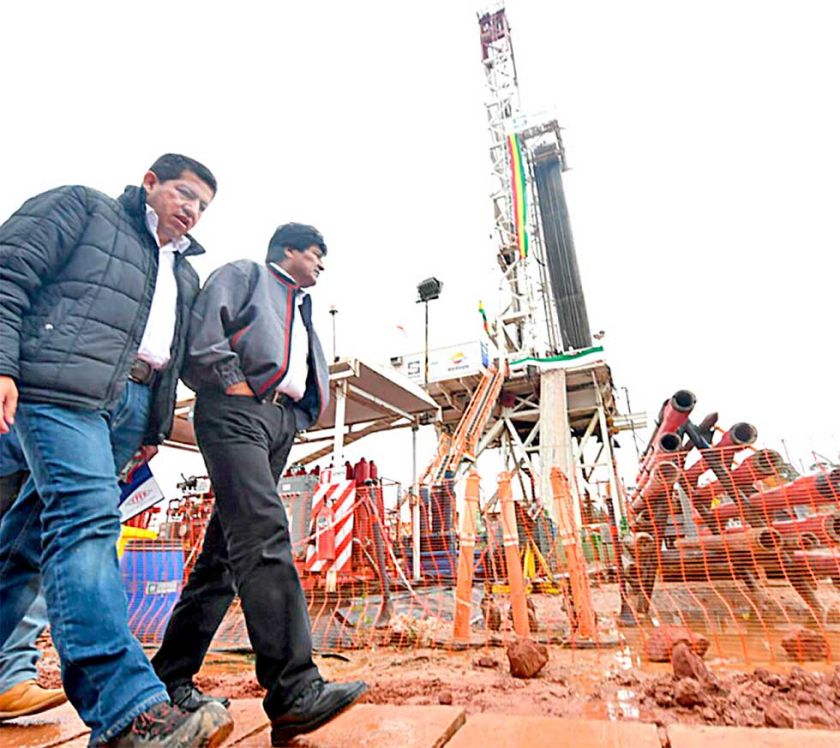 Lo del “mar de gas” fue  una mentira; Evo lo sabía