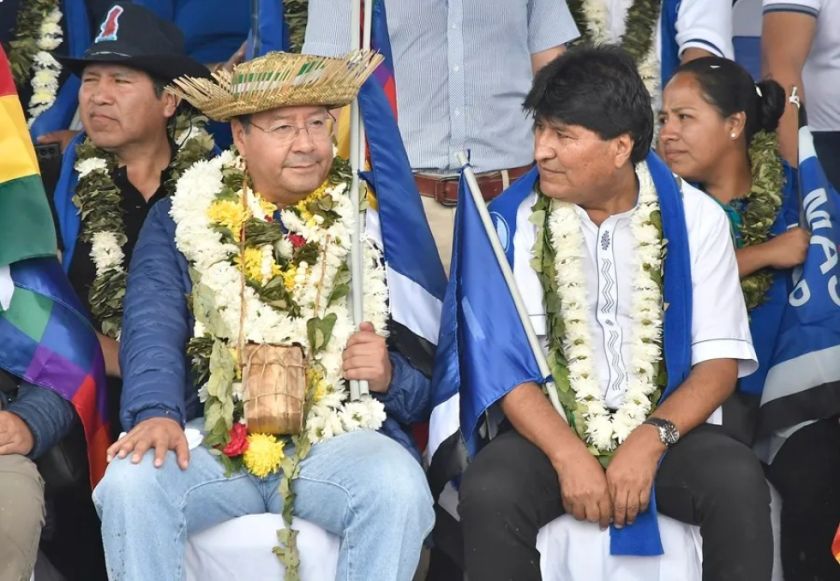Evo Morales y Luis Arce se enfrascan en un nuevo pulso por el control del oficialista MAS