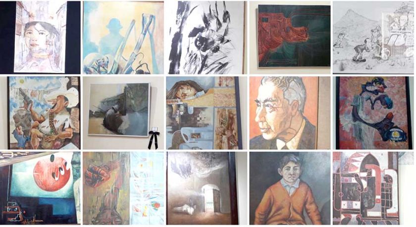 Exposición resalta la obra de varios Artistas Notables Potosinos 