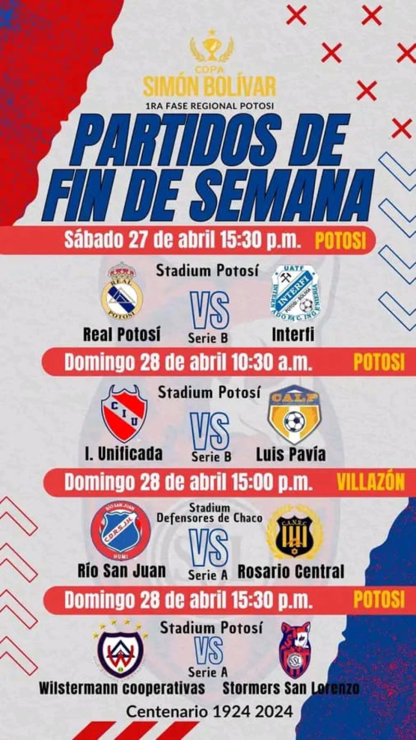 La Copa Simón Bolívar arranca el fin de semana