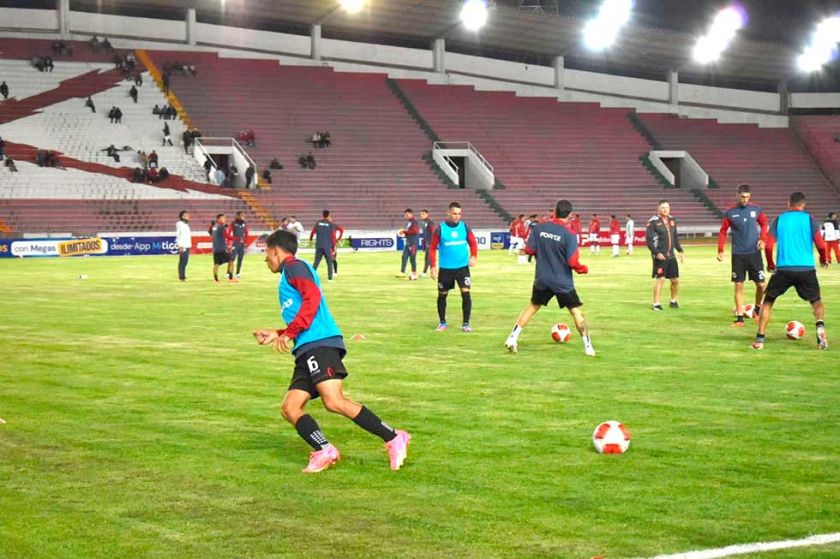 La banda roja trabaja al cien por ciento de cara al duelo con Fortaleza