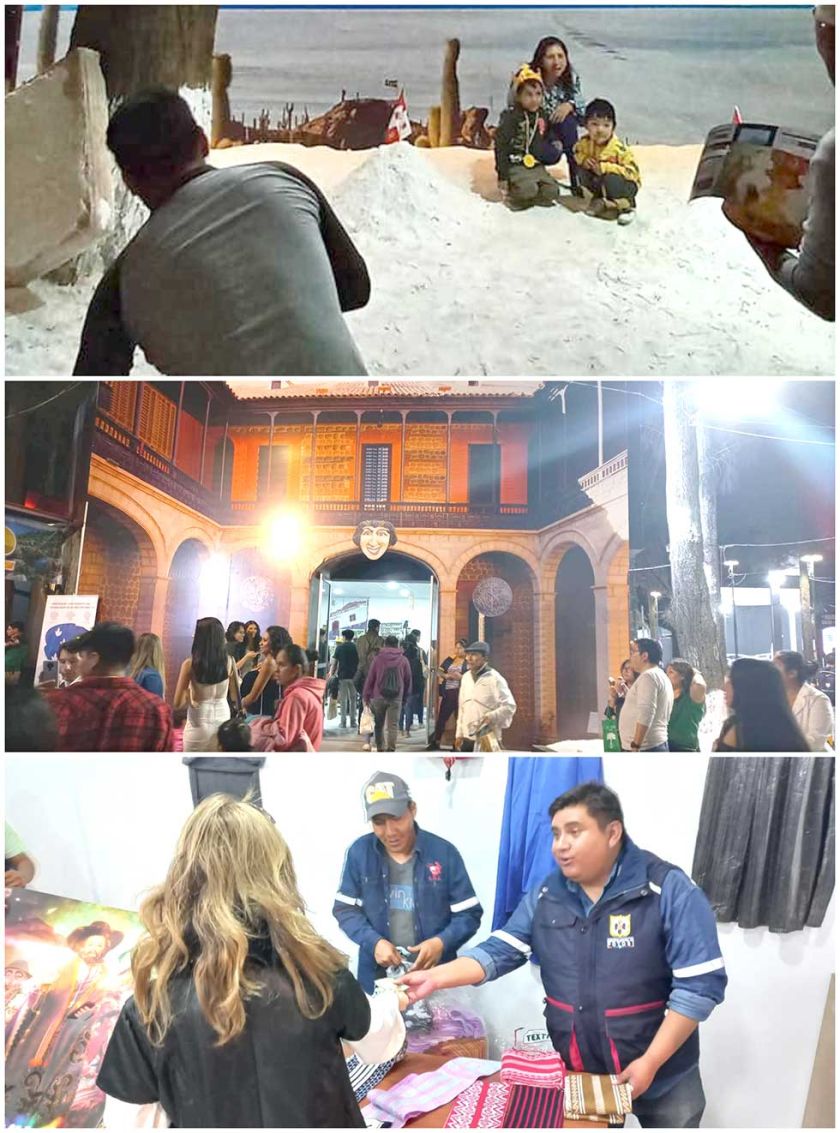El Salar de Uyuni, la Casa de Moneda se muestran en la Fexco