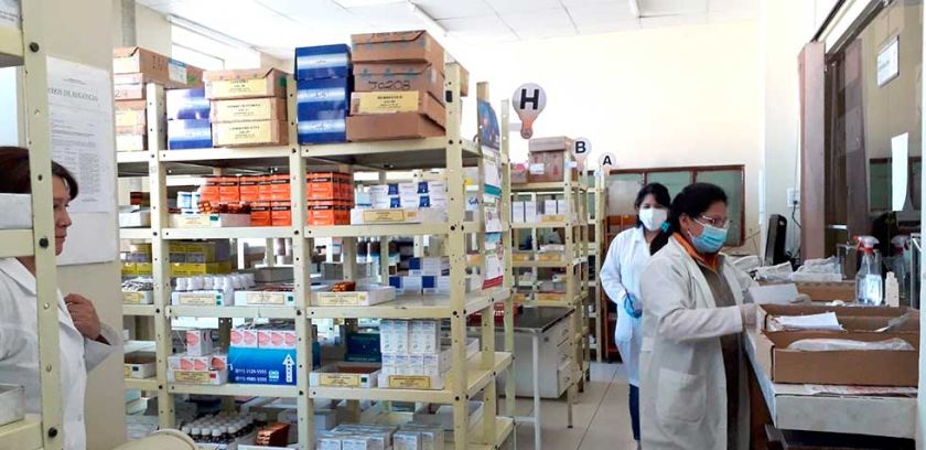 CNS en Potosí afirma que tiene el 85 % de abastecimiento de medicamentos