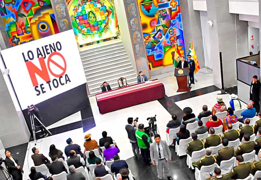 Ley “Lo ajeno no se toca” es enviada a la Asamblea