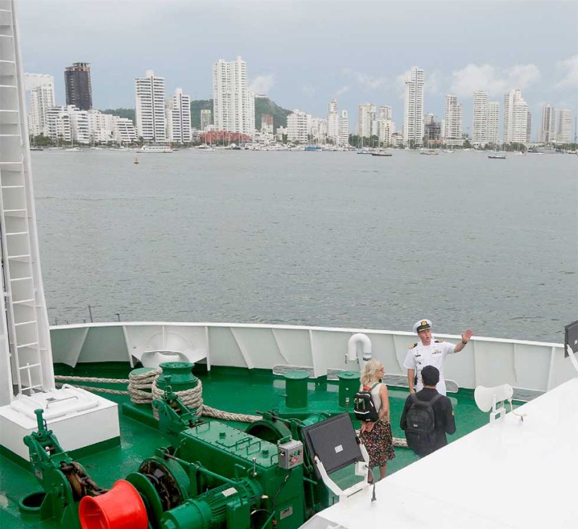 Colombia resguarda zona del galeón español San José