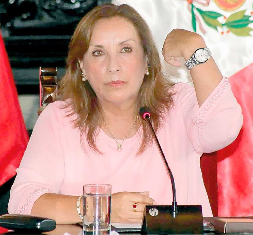 Boluarte está cercada por el caso ‘Rolexgate’