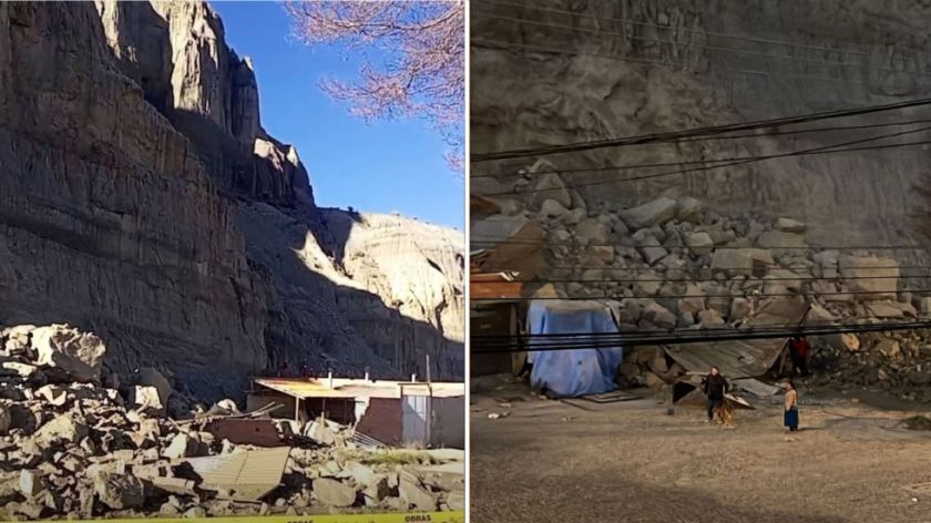 Derrumbe de un cerro sepulta parte de una vivienda y deja cuatro heridos en La Paz