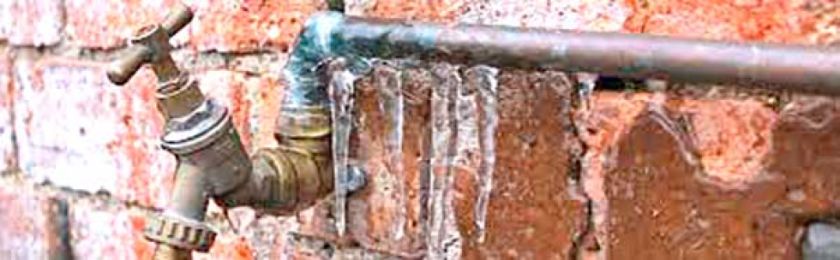 Prevén rotura de tuberías de agua frente al descenso de las temperaturas